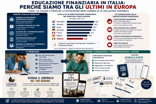 Perché sempre più italiani non riescono a risparmiare (e come invertire la rotta) Tempo di lettura 12 min