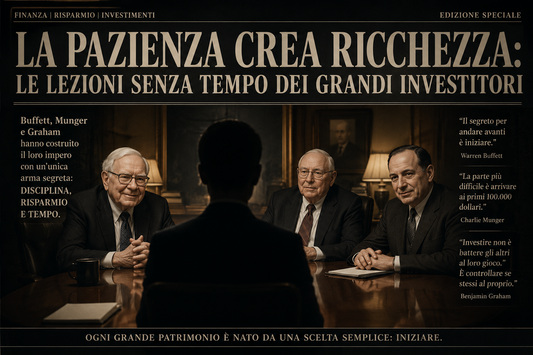 La pazienza crea ricchezza: perché i grandi patrimoni non nascono in un anno  Tempo di lettura: 10 minuti